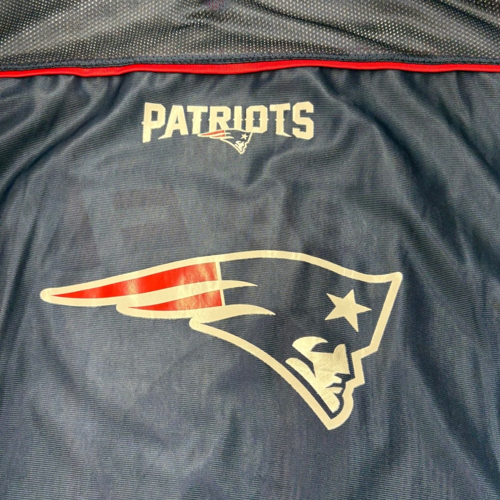 BDA NFL Patriots Reversible Jersey Adult Large Blue White Good Flag Football - Picture 2 of 11